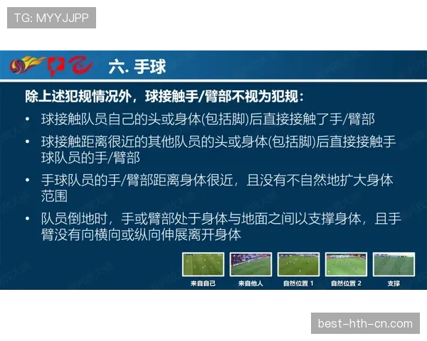 足球规则中手球判罚的关键界定条件解析